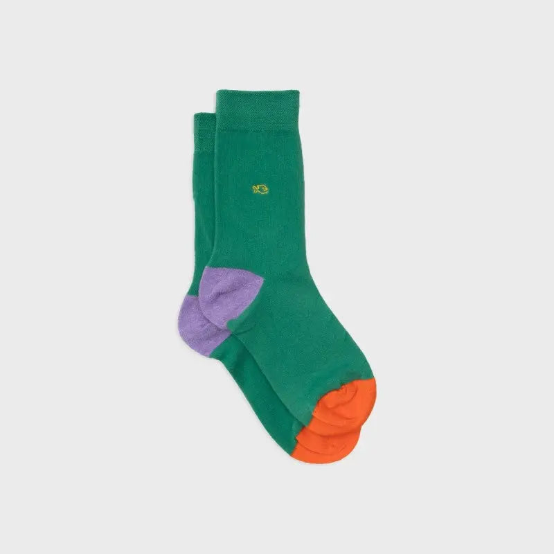 Chaussettes unies - Vert chiné (41-46) Billybelt