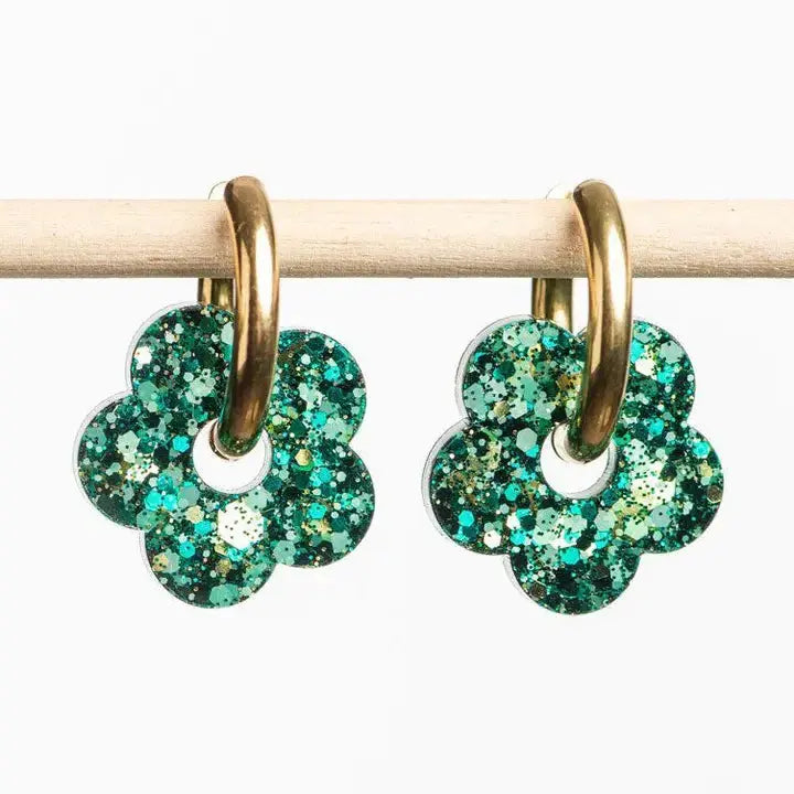 Créoles Fleur - Les nicolettes Les nicolettes