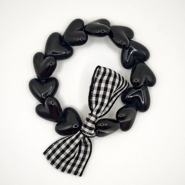 Bracelet GAGA  – Only Rose & Maxi Nœud Vichy fabriqué en France Gaga.rçons
