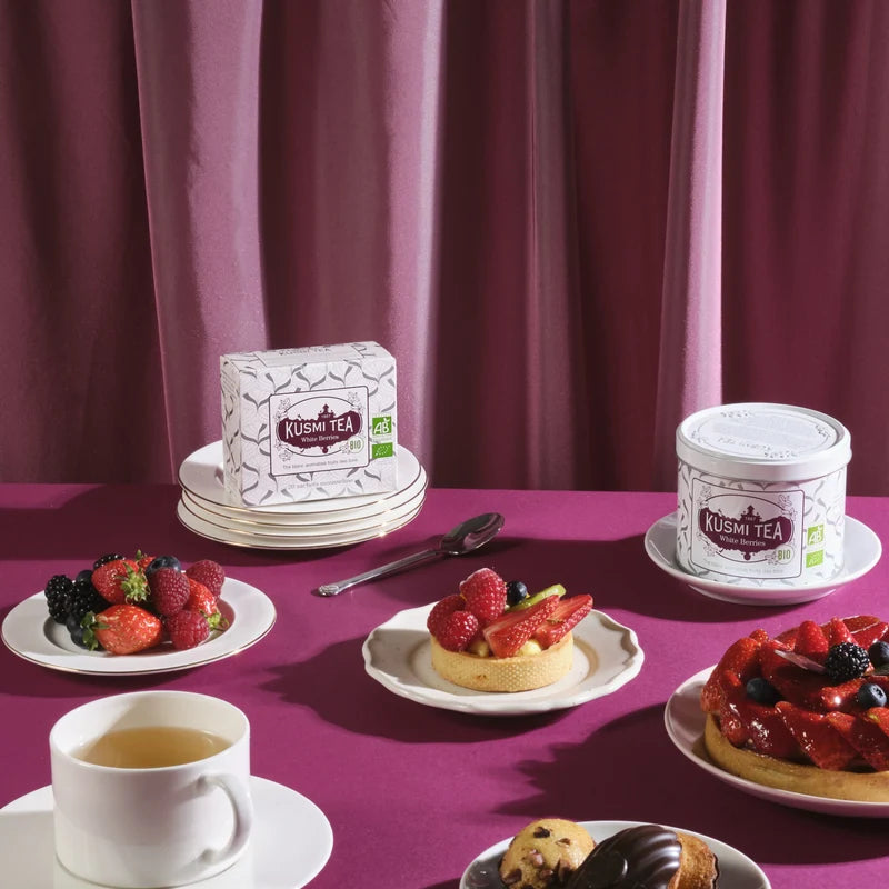 Thé blanc aux fruits rouges White Berries bio – Kusmi tea kusmi tea