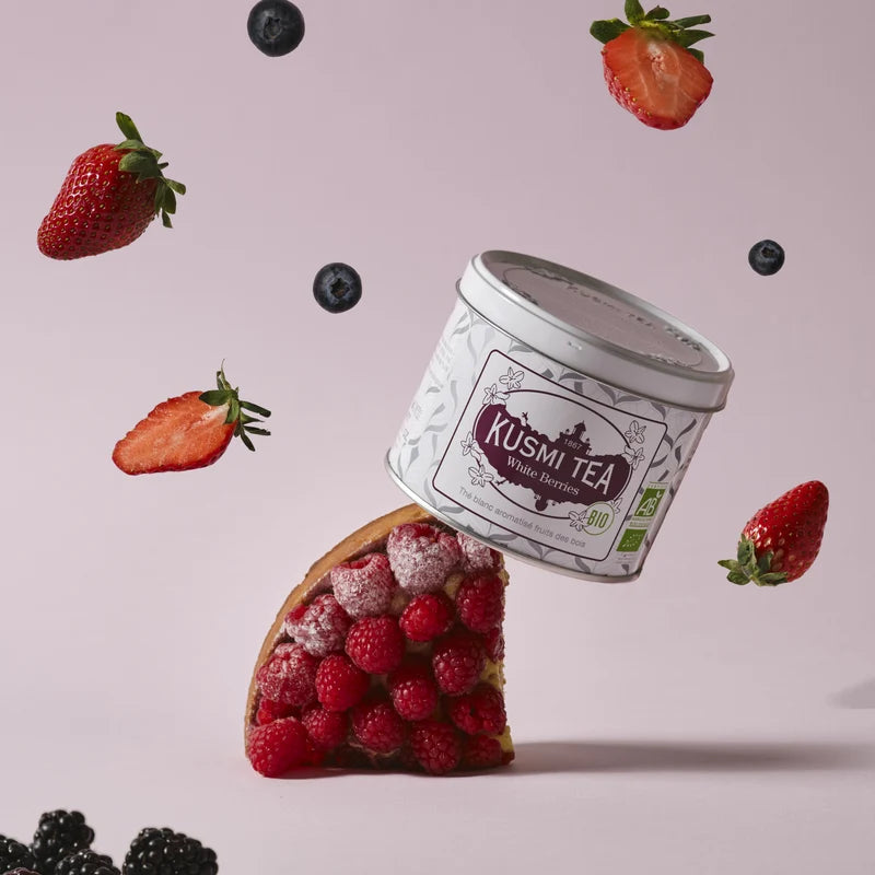 Thé blanc aux fruits rouges White Berries bio – Kusmi tea kusmi tea